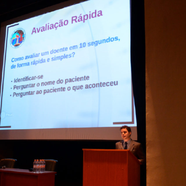 Aula 1: sobre Atendimento inicial ao politraumatizado – XXXIV COMU Congresso Médico Universitário da USP (2015)